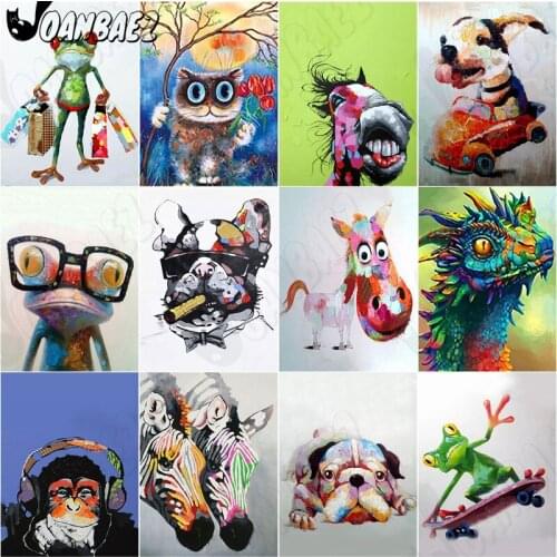 Cartoon Diamond Painting 5D Diy Animal Cross Stitch Chameleon Picture Diamond Mosaic Embroidery Gift Design Decoration