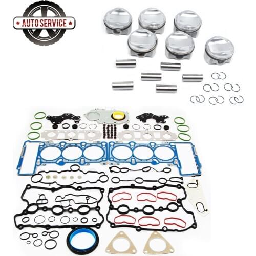 New 06E 103 148 AD 06E 107 066 DM Piston Sets & Engine Gaskets Seals Repair Kit For Audi A4 A5 S5 A6 Q7 VW 3.0TFSI 06E 103 483 Q