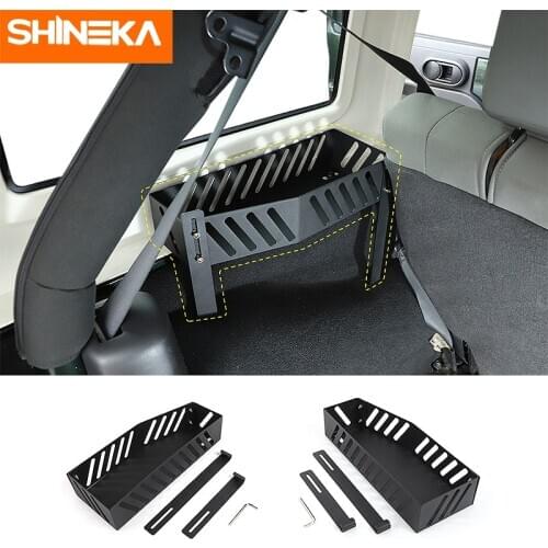 SHINEKA Stowing Tidying Car Interior Trunk Side Storage Tool Box Organizer for Jeep Wrangler JK 2007-2017 4 Door Accessories