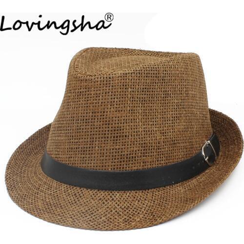 Men Fedoras Hat Fashion Jazz Cap New Adult Bucket Hat Sun Cap For Women Teenager Summer Panama Hat Lady Photography Props ABH002