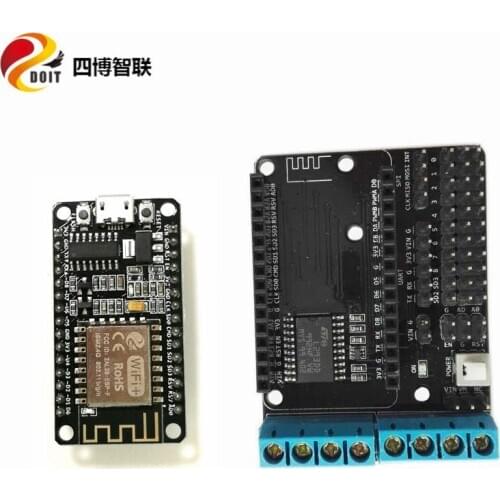 SZDOIT NodeMCU Control Board + Motor Driver Board WIFI Control Kit For Smart Car RC Robot
