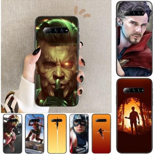 Cable Doctor Strange Wolverine Phone Case For xiaomi redmi Black Shark 4 Pro 2 3 3s Cases Helo Black Cover Silicone Back Prett m