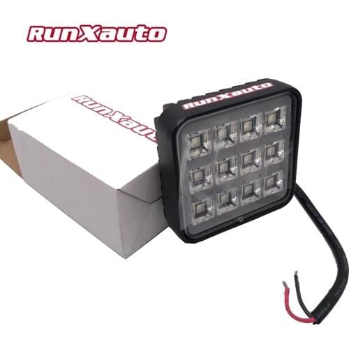 RunXauto Spot Lights For Use On Vehicles 18W 3.5 inch Car Auto Forklift LED Work Light Led Spot Driving off-road Lamp Flood Beam