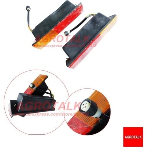Rear direction lights left / right for Yituo tractor X804 / X904 / X1004, Part number: Z-HX180-EA (L / R) 12V
