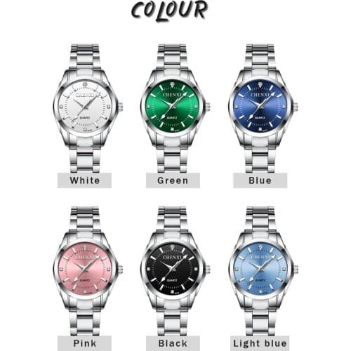 Ladies stainless steel watch quartz watch waterproof watch watch gift outdoor watch time