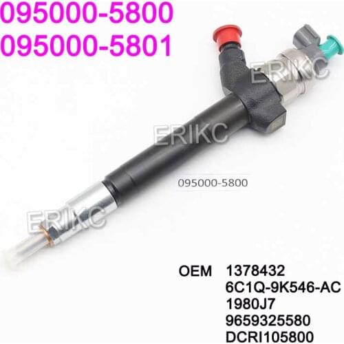 095000-5801 DCRI105800 Common Rail Diesel Fuel Injector 095000-5800 6C1Q-9K546-AC for Citroen 2.2 / Fiat 2.2 / Ford 2.2 Peugeot