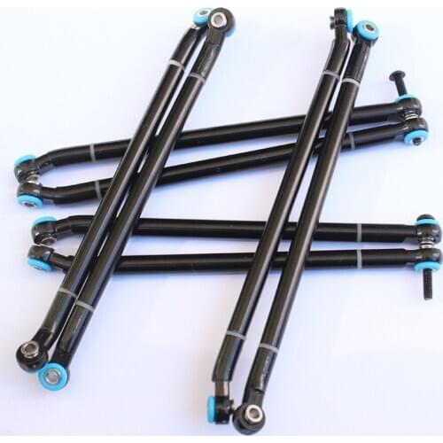 1:10 Model Car Rc Climbing Car SCX10 313mm Chassis 4-link Metal Linkage Rod Sets