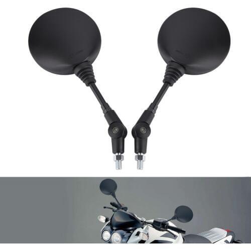 1 Pair of Universal Rearview Mirrors Motorcycle Motorbike Rearview Side Mirrors Back Rear View Mirrors With Matching Screw