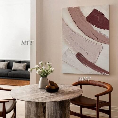 Heavy Textured Colors Block Abstract No Frame Canvas Oil Painting Wall Hangings Acrylic Picture Wall Decor Art For Hotel