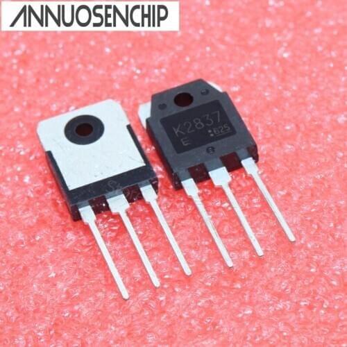 Free shipping 10CS K2837 2SK2837 Silicon N Channel MOS Type Chopper Regulator DC/DC Converter and Motor Drive Applications TO-3P