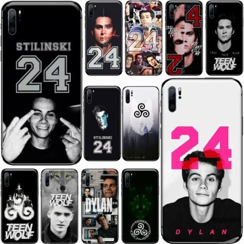 Dylan O'Brien Teen Wolf cool Phone Case For Huawei honor Mate P 9 10 20 30 40 Pro 10i 7 8 a x Lite nova 5t Soft silicone funda