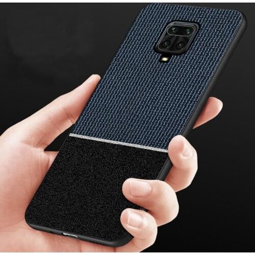 For Xiaomi Redmi Note 9S Case Cloth pattern Splicing Business protective back cover case for xiaomi redmi note 9 Pro Max note9s