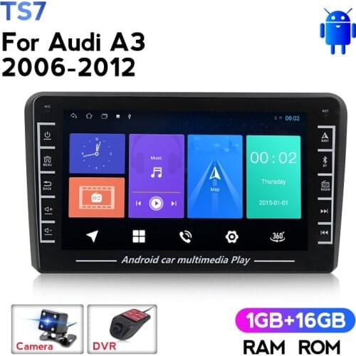 HD1280*720 Car Radio Multimedia Video Player For Audi A3 2003 2004 2005 2006 2006 2007 2008 2009 2010 2011 Navigation GPS 2din