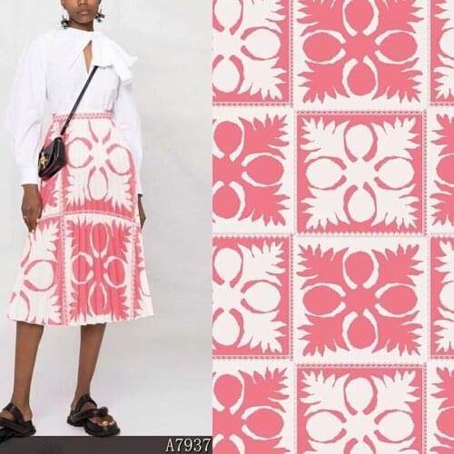 Colorful Small Mushrooms Natural 100% Mulberry Silk Crepe De Chine Fabric Drape Skin-friendly Cloth Dress Home Textile