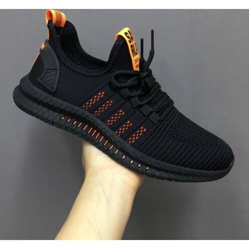 Fashion Rinning Shoes Men Sneakers Mesh Casual Shoes Lac-up Mens Shoes Lightweight Vulcanize Walking Sneakers Zapatillas Hombre