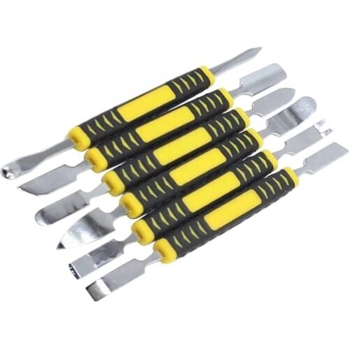 Dual Ends Metal Spudger 6pcs Hand Tool Set for iPhone iPad Tablet Mobile Phone Prying Opening Repair Tool Crowbar Disassemble