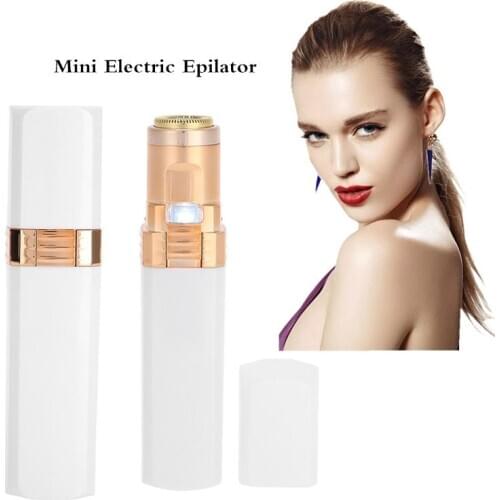 2019 Mini Female Electric Hair removal Lipstick Shape Depilator Face Body Armpit Hair Removal Summer Bikini Underarm HairRemoval