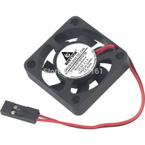 10PCS Gdstime Dupont 2Pin 5V 3cm 3007S 30x30x7mm 30mm DC Mini Brushless Cooling Fan