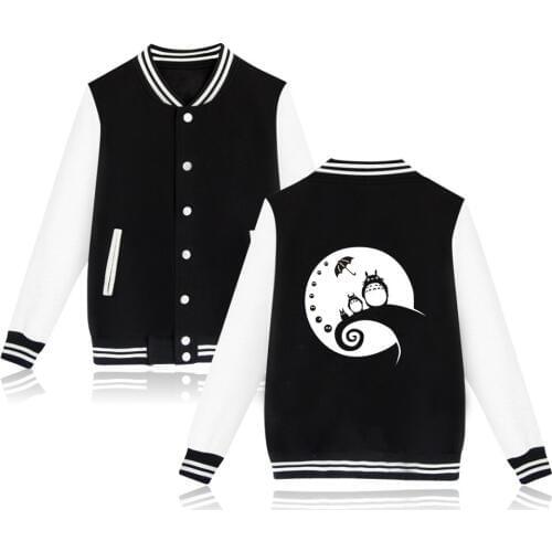 Totoro Autumn Winter Jacket Men Women Fashion Fleece Sweatshirt Casual Harajuku Jackets Hoodies Plus Size Unifom Coat 2019 New