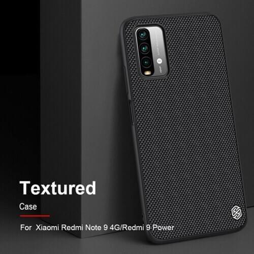 Nillkin Nylon PC Plastic Back Cover for Xiaomi Redmi Note 9 4G Textured Case protector cover For Xiaomi Redmi 9 Power