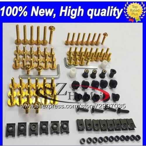 Fairing bolt full bolts kit For SUZUKI GSXF650 GSX650F 08 09 10 11 12 13 2008 2009 2010 2011 2013 Windscreen screw screws Nuts