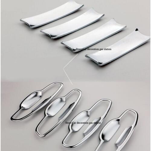 ABS plating Door Handle Bowl Door handle Protective covering Cover Trim for Kia Sportage KX5 2016 2017 Car styling