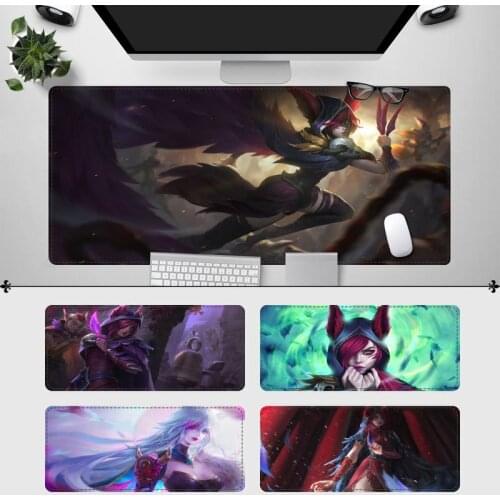 Rubber League of Legends Xayah Mouse Pad PC Laptop Gamer Mousepad Anime Antislip Mat Keyboard Desk Mat For Overwatch/CS GO