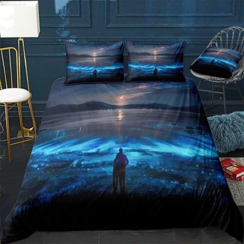 All I Need Quilt Cover Pillowcase 3Piece Comforter Bedding Set With Pillow Case Single Double Duvet Cover Home Decora