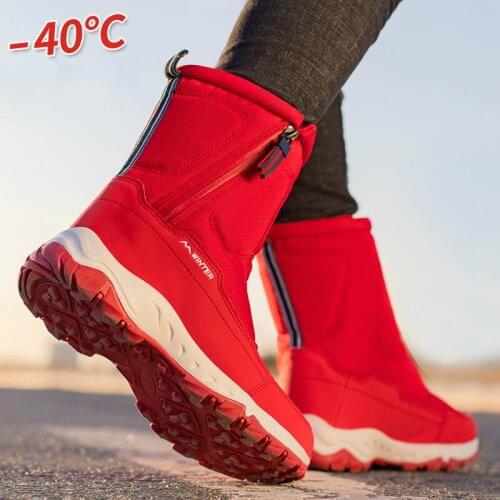 Women Boots Non-slip Waterproof Winter Ankle Snow Boots Platform Winter Women Shoes with Thick Fur Botas Mujer Thigh High Boots