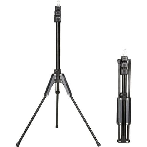 1.9m Aluminum Alloy Storage 49CM Mobile Phone Stand Live Selfie Floor Lamp Stand