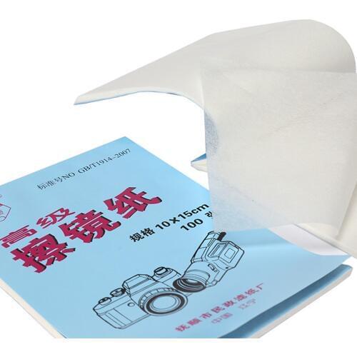 1pc 100 Sheets Soft Laboratory Lens Wipes Paper Microscope Wipe paper glass Lens Optics Tissue Cleaning paper 10x15cm