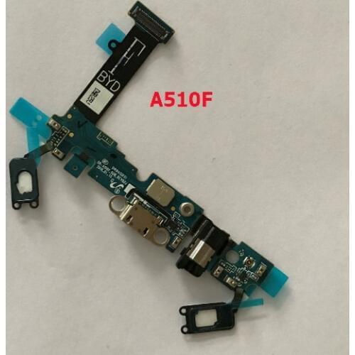 1pcs USB Dock Charger Charging Port for Samsung Galaxy A5 2016 A510F A310F A710F Microphone Home Button Earphone Jack Flex Cable