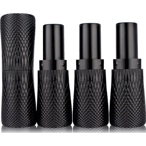 10/20/50/70pcs Black Serpentine Plastic Mini Empty DIY Lipsticks Containers Tubes Shell Lips Cosmetic Tools Embalagen Packaging
