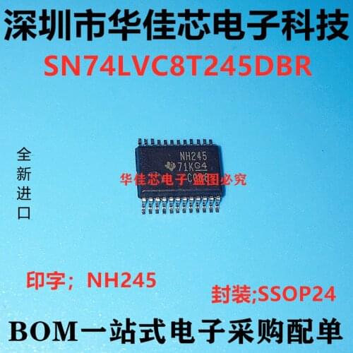 100% New&original SN74LVC8T245DBR SN74LVC8T245 NH245 SSOP24 In Stock