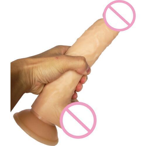 26.5*5.5CM Big Dildo Suction Cup Realistic huge Dildo Sex Toy For Women Soft Anal Butt Penis Clear Veins Big Dick Erotic Product