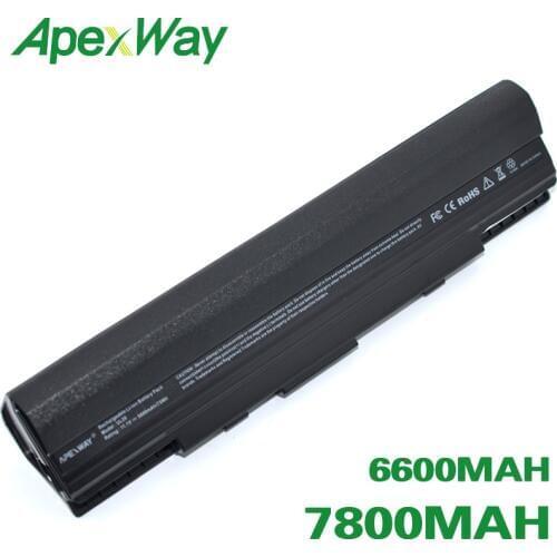 ApexWay Laptop Battery for Asus Eee PC UL20 UL20A UL20F UL20FT UL20G UL20GU UL20VT A32-UL20 90-NX62B2000Y