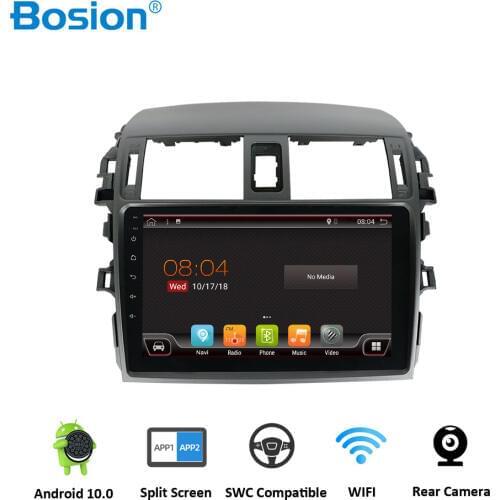 Bosion android 10.0 car dvd gps navigation for Toyota corolla 2007 2008 2009 2010 2011 Car Radio Multimedia dvd gps stereo IPS