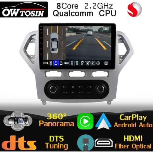 Qualcomm 8Core Android For Ford Mondeo 2006-2010 MT AT Car GPS Radio Optical HDMI CarPlay WiFi DTS DSP HIFI 360 Panoramic Auto