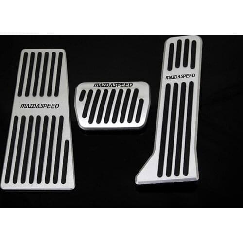 For Car Accessories Mazda 3 6 Cx5 CX 5 CX-5 Cx Fuel Brake Foot Rest Pedal Sticker Protectors Footboard Pads Scuff Styling Cover