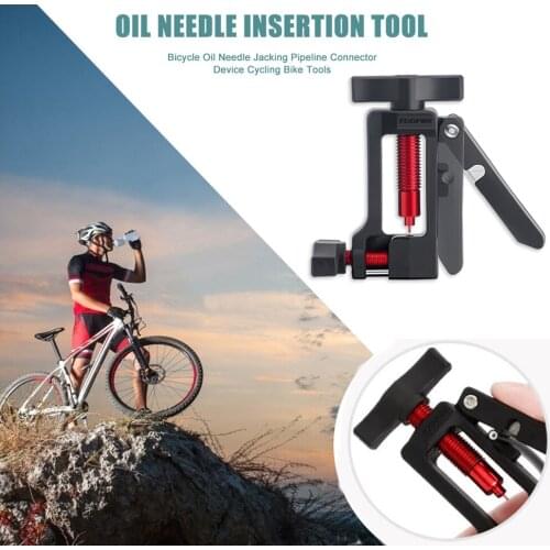 2in1 MTB Bicycle Needle Driver Hydraulic Hose Cutters Disc Brake Hose Cable Cutter Connector Insert Tool Press in