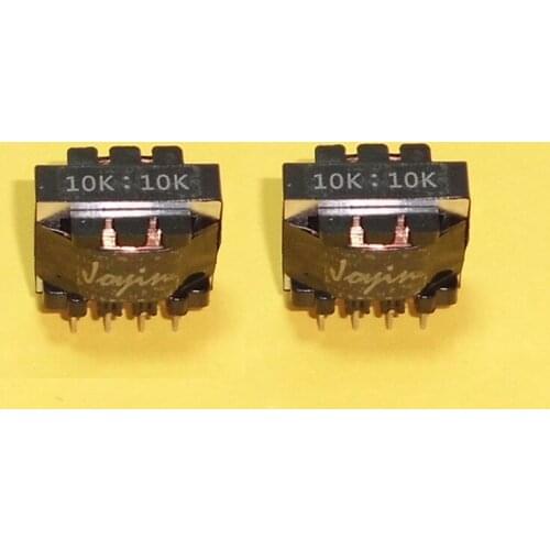 R21 Permalloy 10K: 10K high impedance audio signal isolation transformer, passive single-ended to balanced, low distortion