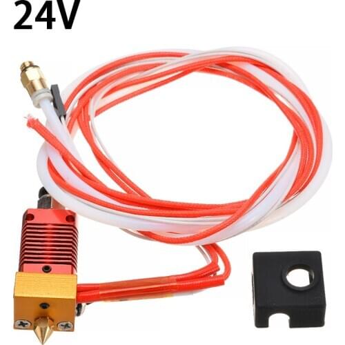 J-Head Hot End Extruder Set All Metal Printer Head 1.75/0.4mm Nozzle Throat Length 30MM For Ender - 3 cr10 3d Printer Parts