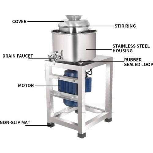 Commercial 4kg/time Electric Meat Mincer Grinder Processing Garlic Ginger Machine Type 24 Meatball Beater Stainless Steel