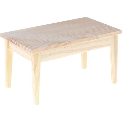 1/12 Mini Dining Table Furniture Model Toys For Doll House Decoration 1/12 Dollhouse Miniature Accessories