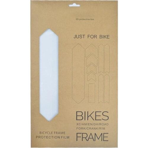 3D DH MTB Bike Paster Frame Scratch-Resistant Protector AM Road Bike Sticker Anti-Skid Push Guard Frame sticker protective film