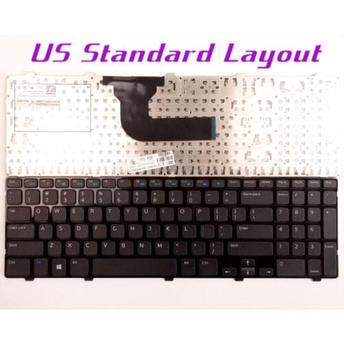 New US Layout Keyboard For Dell Inspiron 15(3521) 15(3537) 15R(5521) M531R-5535 15-3537 15R-5537 15R-5521 Laptop/Notebook
