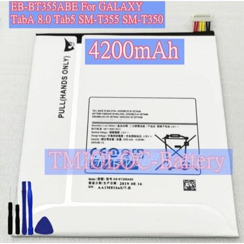 New Original High Quality Battery EB-BT355ABE For Samsung GALAXY TabA 8.0 GALAXY Tab5 SM-T355 SM-T350 SM-P350 P355C SM-P355M