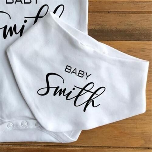 Personalized Triangle Infant Bibs Custom Name Newborn Baby Shower Gifts Baby Feeding Accessory Letter Printed Baby Stuff Bibs