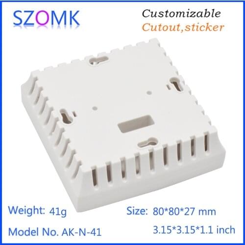 Szomk plastic enclosure electronics box (1 pcs) 80*80*27mm plastic housing for PCB cabinet electronics case diy electronic box