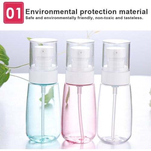 30ml Portable Clear Foaming Bottle Transparent Shampoo Lotion Bottle Liquid Soap Shower Gel Pumps Bottles Refillable Bottles